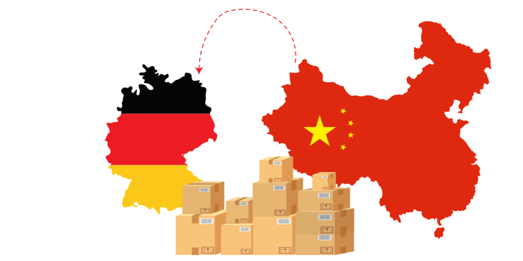 Import Deutschland aus China