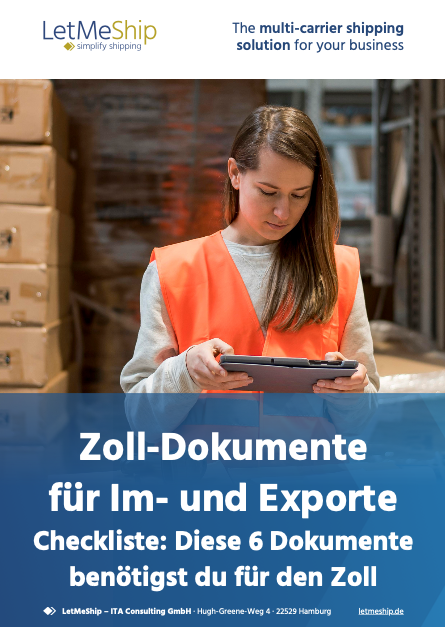 Zoll-Dokument Import / Export